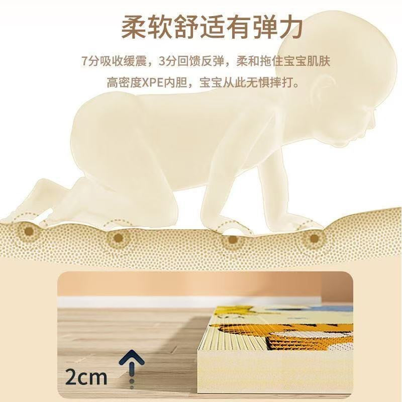 Baby Crawling Mat Foldableable Double-Sided Thickeneded Living Room Waterproof Environmentally Friendly Baby Crawling Mat Spliced Foam Floor Mat - image 2