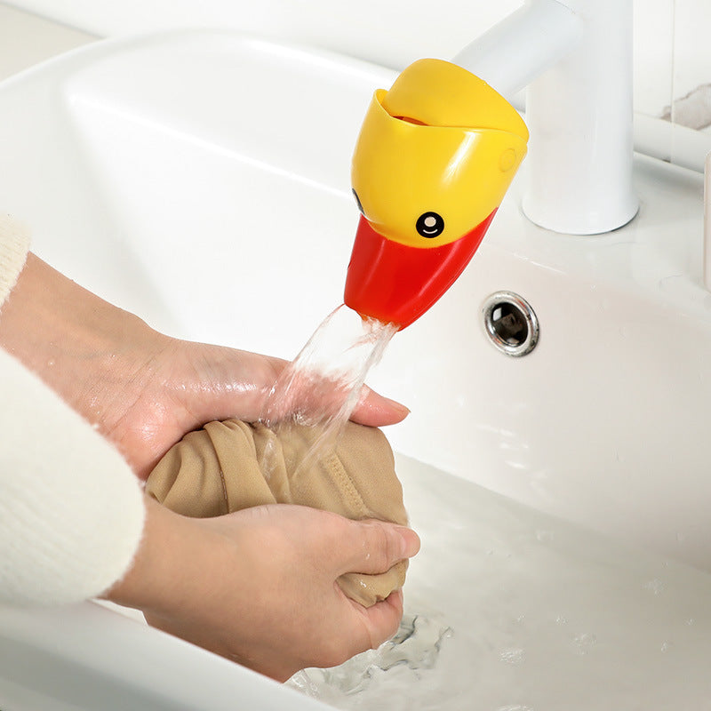 Children's Faucet Extender Water Guide Groove Cute Extended Water Guide Device Baby Cartoon Silicone Hand Washing Extender - image 4