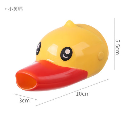Children's Faucet Extender Water Guide Groove Cute Extended Water Guide Device Baby Cartoon Silicone Hand Washing Extender - image 5