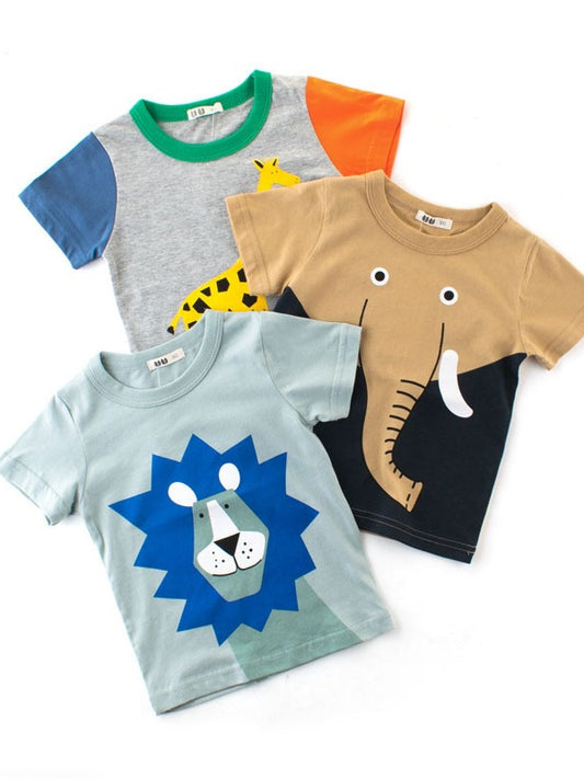 2025 Summer New Children's Clothing Short-Sleeve T-Shirts for Boys Trendy Brand Baby Clothing Wholesale Dropshipping - image 1