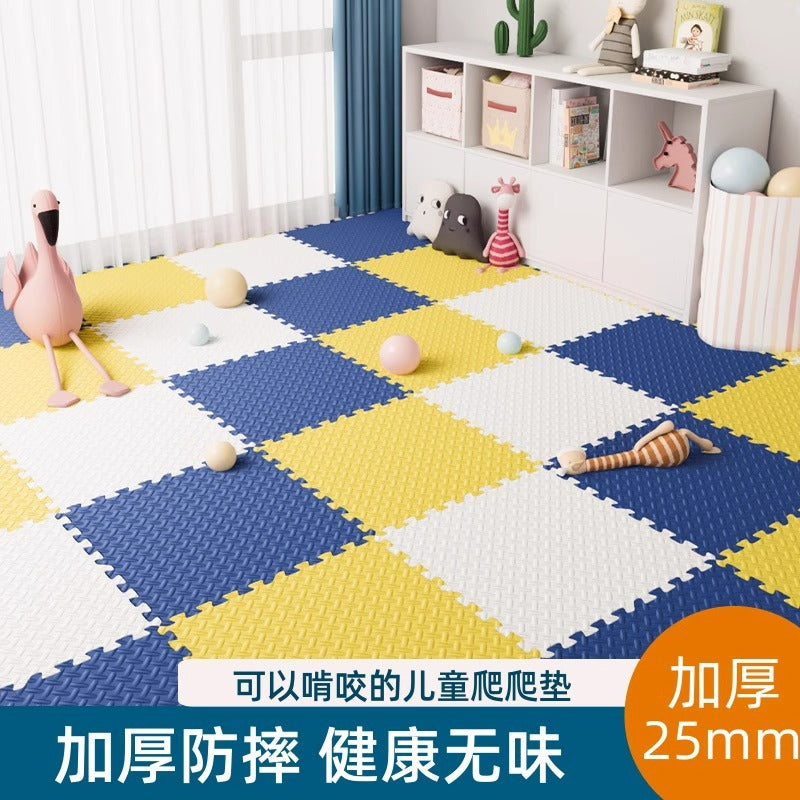 Foam Floor Mat [Free Shipping] Thickened Puzzle Interlocking Floor Mat Baby Crawling Mat Factory Direct Sales Wholesale Crawling Mat - image 2
