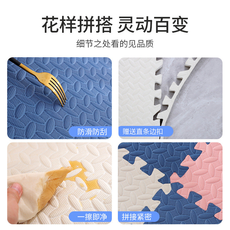 Foam Floor Mat [Free Shipping] Thickened Puzzle Interlocking Floor Mat Baby Crawling Mat Factory Direct Sales Wholesale Crawling Mat - image 3