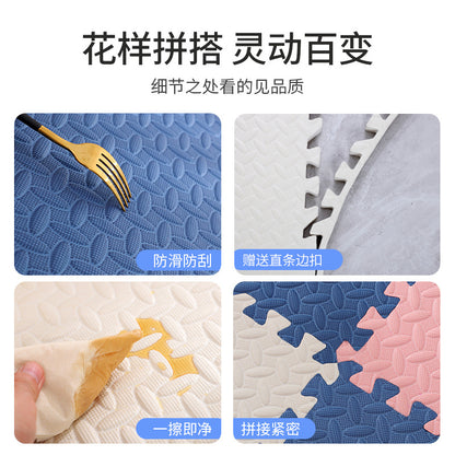 Foam Floor Mat [Free Shipping] Thickened Puzzle Interlocking Floor Mat Baby Crawling Mat Factory Direct Sales Wholesale Crawling Mat - image 3