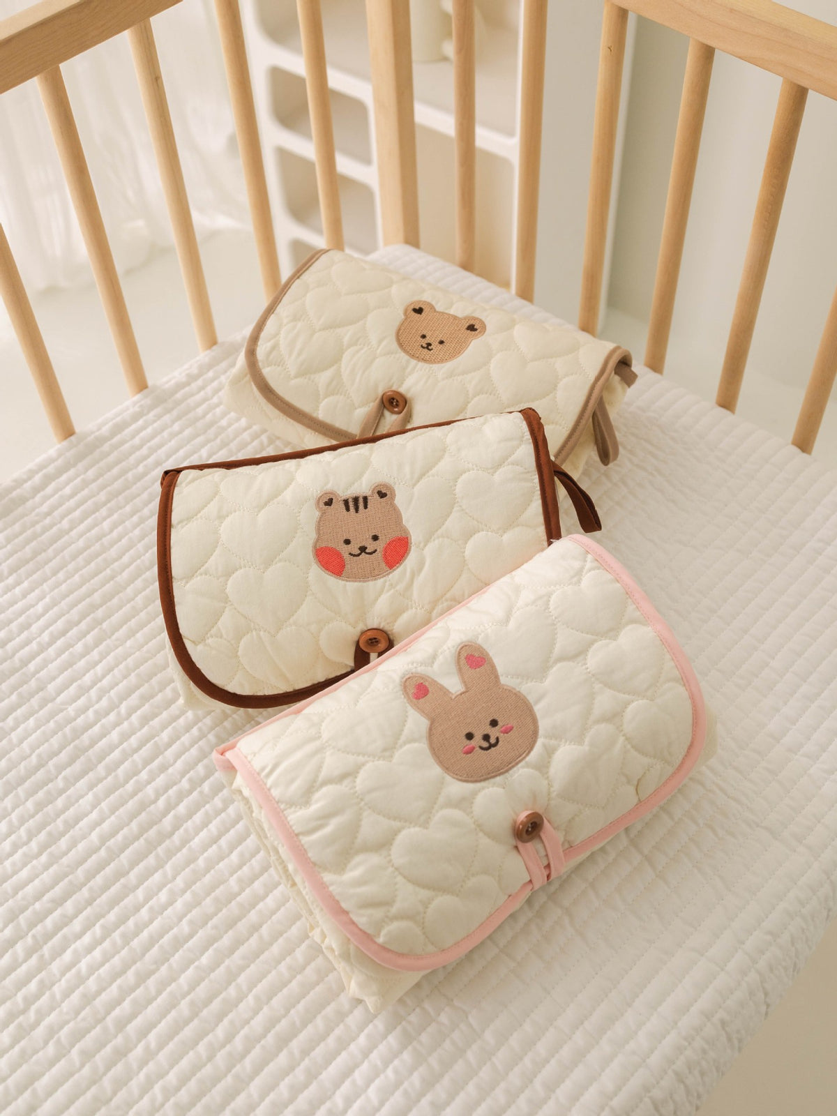 Korean Ins Style Baby Portable Diaper Changing Pad Foldableable Diaper Bag Multifunctional Crib Diaper Pad - image 2