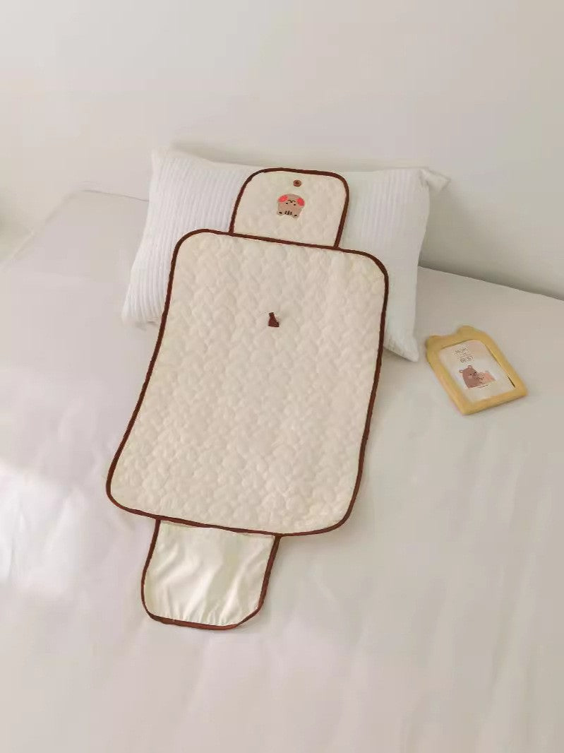 Korean Ins Style Baby Portable Diaper Changing Pad Foldableable Diaper Bag Multifunctional Crib Diaper Pad - image 4