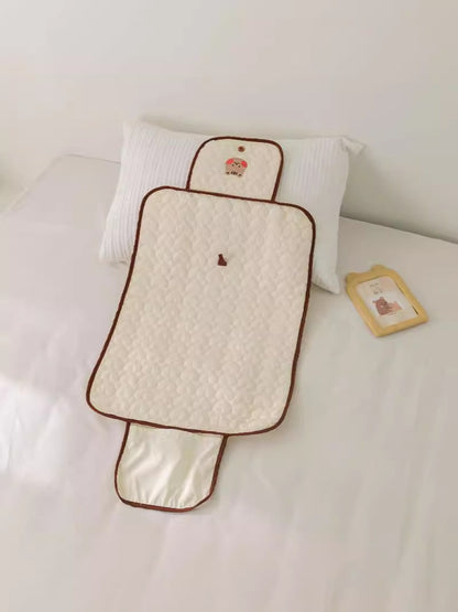 Korean Ins Style Baby Portable Diaper Changing Pad Foldableable Diaper Bag Multifunctional Crib Diaper Pad - image 4