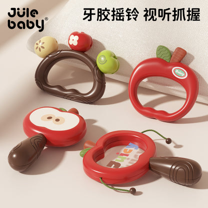 Newborn Baby Toys 0-6 Months Hand Rattle Baby Early Education Sand Hammer Rattle Chewable Teether Age 3 Wholesale - image 1