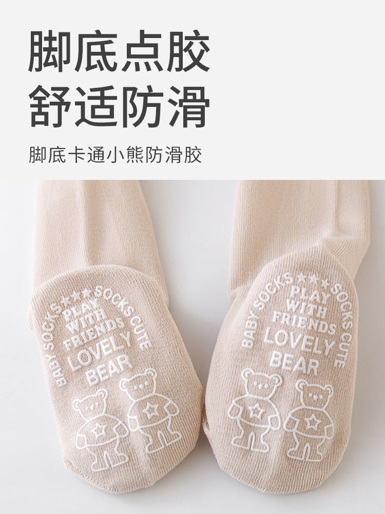Children's Pantyhose Spring & Fall New Large Pp Pure Color Girls' Jumpsuits Boneless Antibacterial Infant Outer Leggings - image 3