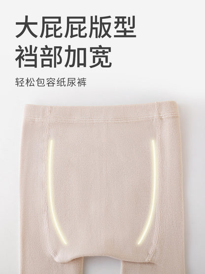 Children's Pantyhose Spring & Fall New Large Pp Pure Color Girls' Jumpsuits Boneless Antibacterial Infant Outer Leggings - image 5