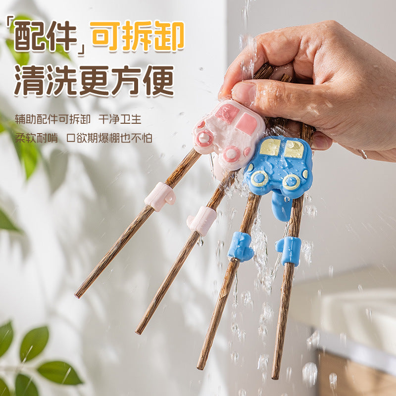 Guangyi Kidsren's Chopsticks Training Chopsticks 3-6 Years Old Baby Learning Chopsticks Infant Auxiliary Silicone Non-Slip Boy - image 4