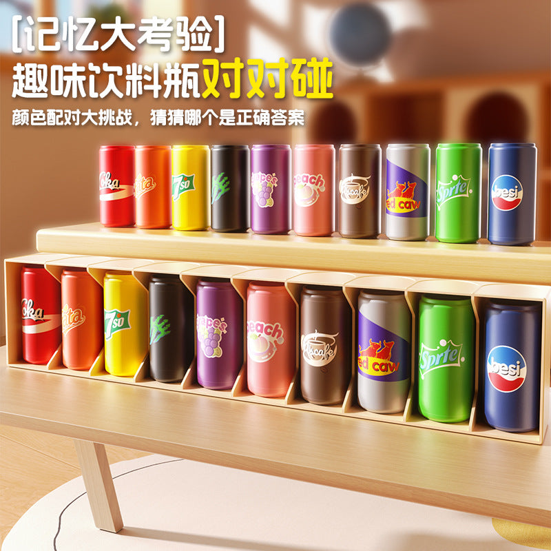 Memory Guess Bottle Game Drink Matching Desktop Multiplayer Interactive Color Matching Guessing Fun Toy Board Game - image 1