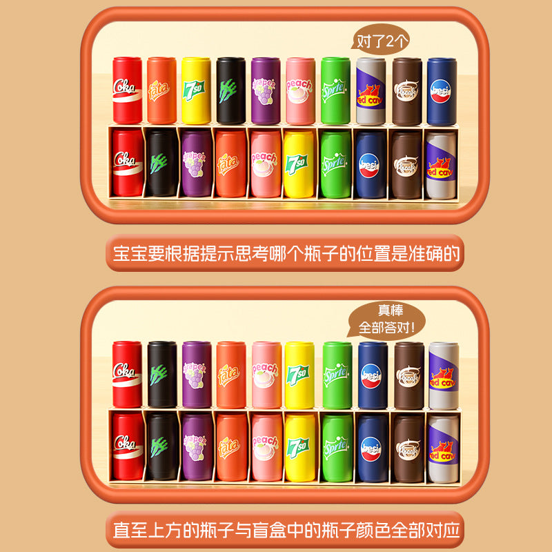 Memory Guess Bottle Game Drink Matching Desktop Multiplayer Interactive Color Matching Guessing Fun Toy Board Game - image 3