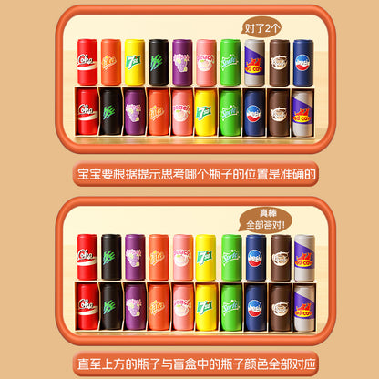 Memory Guess Bottle Game Drink Matching Desktop Multiplayer Interactive Color Matching Guessing Fun Toy Board Game - image 3