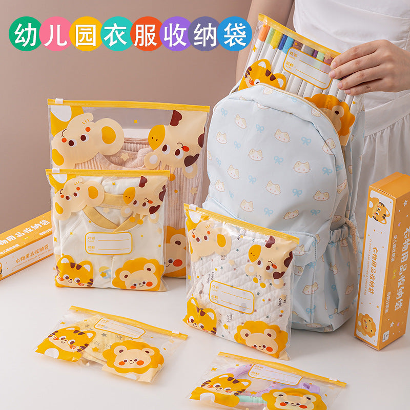 Kindergarten Storage Bag for Children, Clothing Organizer Bag for Entering Kindergarten, Waterproof Sealed Storage Bag, Baby-Specific Packing Bag - image 2