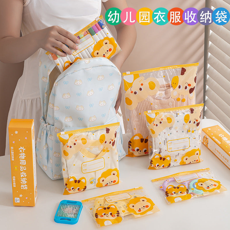Kindergarten Storage Bag for Children, Clothing Organizer Bag for Entering Kindergarten, Waterproof Sealed Storage Bag, Baby-Specific Packing Bag - image 3