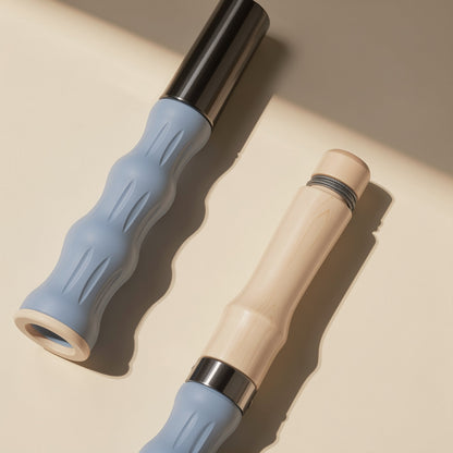 Children’s adjustable bamboo-style skipping rope with a TPE handle - view 4