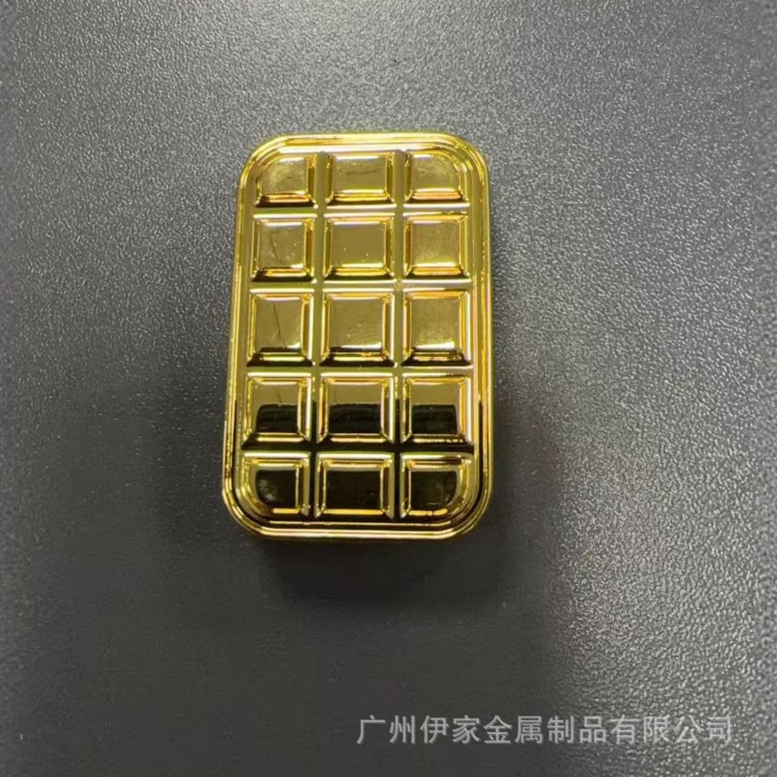 Source Factory Edc Stress Relief Toy Metal Mechanical Push Card Big King Snap Coin Fidget Spinner Edc Cross-Border Hit - image 2