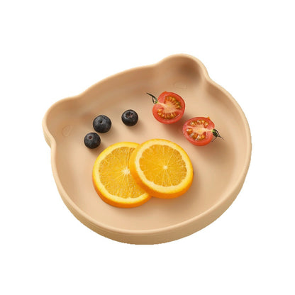 Food-Grade Baby Dinner Plate Silicone Suction Cup All-In-One Independent Eating Kidsren's Tableware Set Complementary Food Bowl Baby - image 5