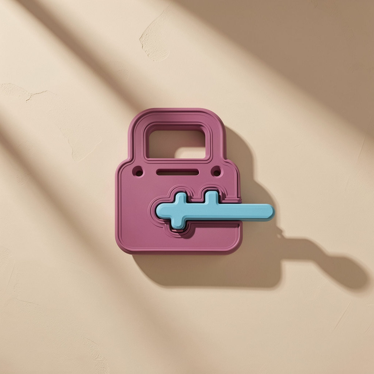 Wooden key-matching educational toy for children ages 3–6 - view 2