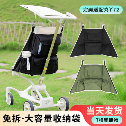Wanya T2/Little Tiger T18/T28 Stroller Accessories Storage Bag Storage Baby Walking Artifact Hanging Bag Stroller Side Bag - image 1