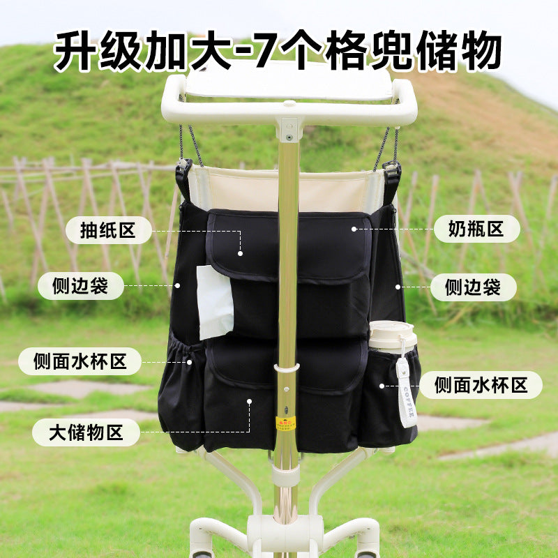 Wanya T2/Little Tiger T18/T28 Stroller Accessories Storage Bag Storage Baby Walking Artifact Hanging Bag Stroller Side Bag - image 2