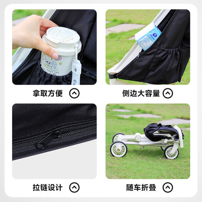 Wanya T2/Little Tiger T18/T28 Stroller Accessories Storage Bag Storage Baby Walking Artifact Hanging Bag Stroller Side Bag - image 4