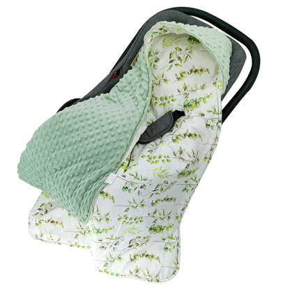 Hooded Swaddle Blanket Multi-functional Baby Bassinet Cover