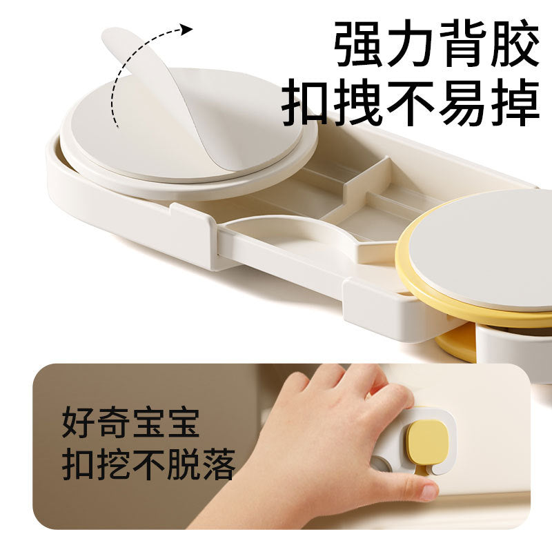 Child Safety Drawer Lock to Prevent Babies from Opening Doors, No-Drill Drawer Lock to Prevent Pets from Opening Drawer Cabinet Doors, Safety Lock - image 4