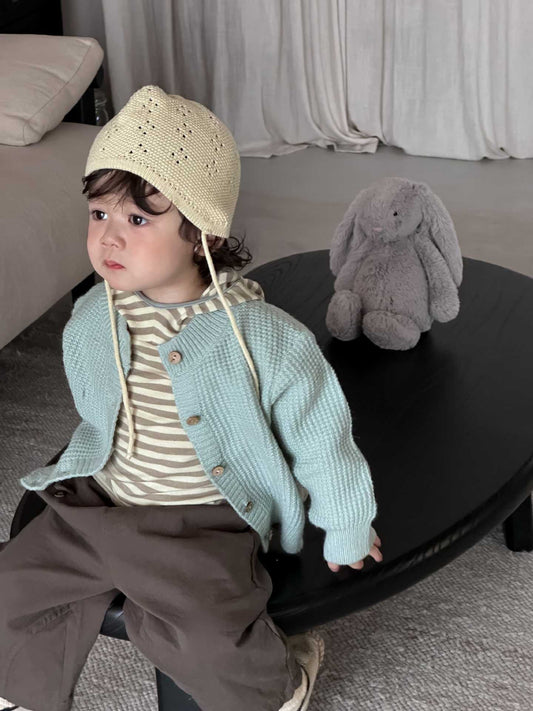 Children's Sweater Cardigan Outwear Autumn Clothing 2026 New Korean Style Kidsren's Clothing Baby Clothes Autumn Style Boys' Autum Suit - image 1