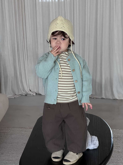 Children's Sweater Cardigan Outwear Autumn Clothing 2026 New Korean Style Kidsren's Clothing Baby Clothes Autumn Style Boys' Autum Suit - image 4