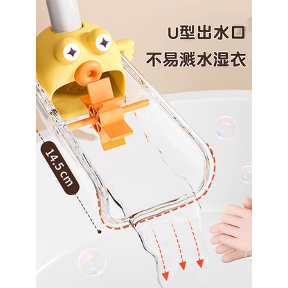 Faucet Extender for Kidsren's Hand Washing Cute Cartoon Baby Universal Silicone Extended Extension Splash-Proof Kitchen Utensils - image 3