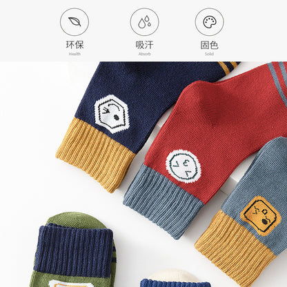 [Hot Style] Cross-Border Boys' Socks Spring and Autumn Sports Cartoon Mid-Tube Socks Baby Boys Students Middle and Large Children Autumn and Winter - image 4