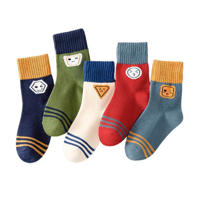 [Hot Style] Cross-Border Boys' Socks Spring and Autumn Sports Cartoon Mid-Tube Socks Baby Boys Students Middle and Large Children Autumn and Winter - image 5