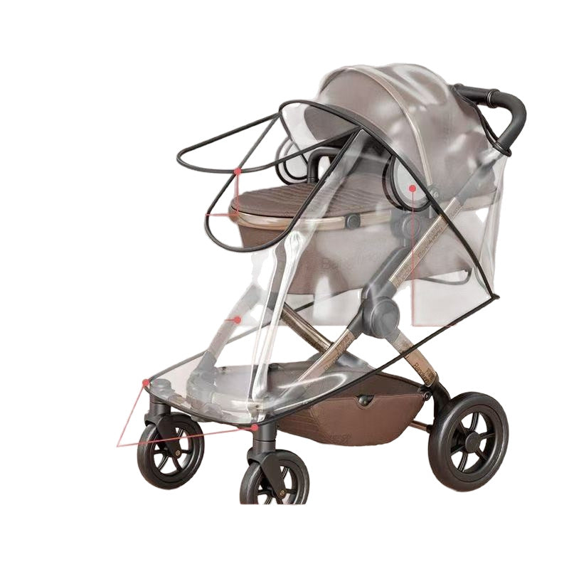 Stroller Rain Cover Stroller Rain Cover Baby Stroller Rain Cover Stroller Protective Cover Raincoat Stroller Eva Raincoat - image 5
