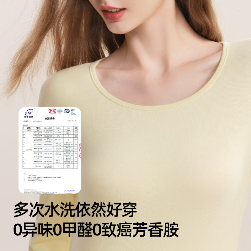 Class a Pure Cotton Autumn Clothes and Pants Set for Women and Babies, Autumn and Winter All-Cotton Base Layer, Student Thermal Underwear, Men's Plus Size - image 2