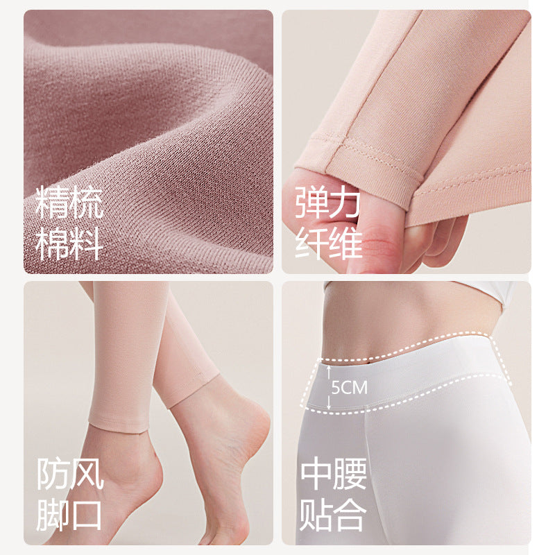 Class a Pure Cotton Autumn Clothes and Pants Set for Women and Babies, Autumn and Winter All-Cotton Base Layer, Student Thermal Underwear, Men's Plus Size - image 3