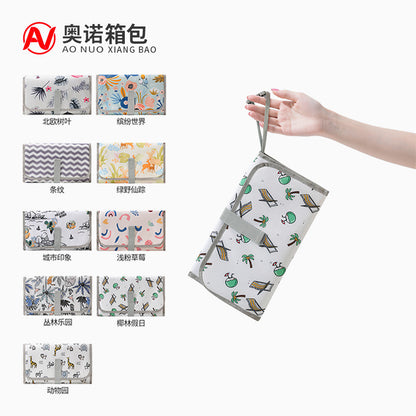 New Diaper Pad, Baby Diaper Changing Pad, Baby Waterproof Diaper Pad, Outdoor Travel and Baby Walking Portable Diaper Changing Pad - image 1