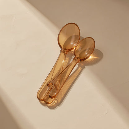 Silicone baby training fork and spoon - view 3