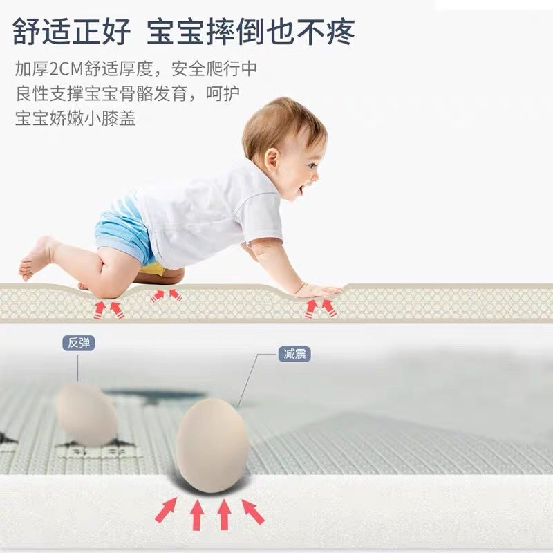 Anti-Fall Bedside Mat, Thickeneded Baby Foam Floor Mat, Moisture-Proof Long Strip Floor Mat, Anti-Fall Bed Crawling Mat, Window Sill Mat, Whole Sheet - image 2