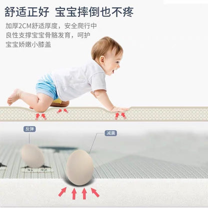 Anti-Fall Bedside Mat, Thickeneded Baby Foam Floor Mat, Moisture-Proof Long Strip Floor Mat, Anti-Fall Bed Crawling Mat, Window Sill Mat, Whole Sheet - image 2