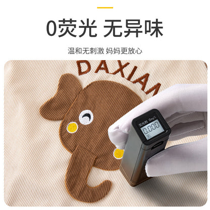 Children's Smock Baby Reverse Dressing Waterproof Anti-Dirty Smock Protective Clothing for Girls and Boys Autumn and Winter Long-Sleeved Cute Smock - image 3