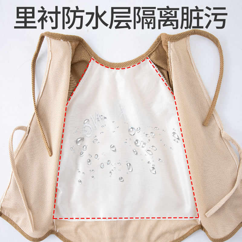 Children's Smock Baby Reverse Dressing Waterproof Anti-Dirty Smock Protective Clothing for Girls and Boys Autumn and Winter Long-Sleeved Cute Smock - image 4