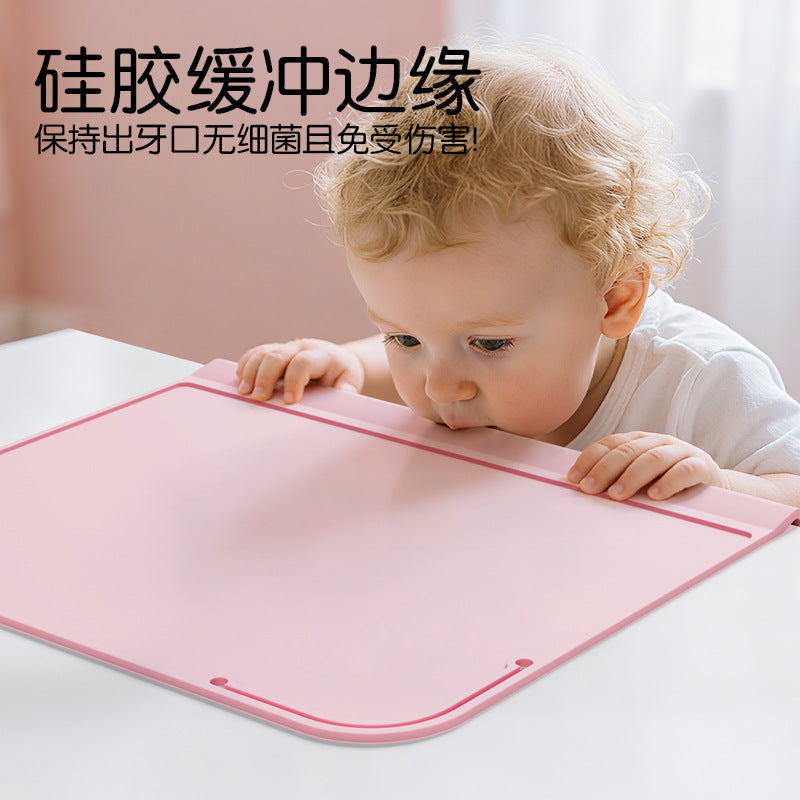 Cross-Border Silicone Placemats, Insulated Table Mats, Non-Slip, Anti-Dirty Baby Snack Mats, Children's Tableware Mats, Easy to Clean - image 2