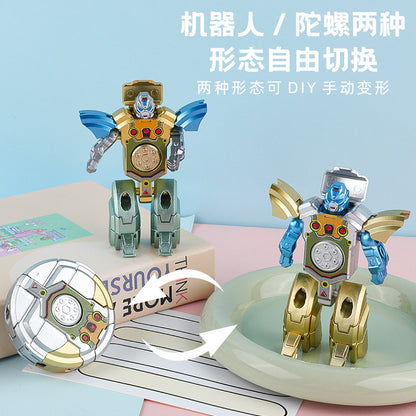 Gyro Transforming Robot Stress Relief Finger Spinner Decompression Rotating Mechanical Small Toy Wholesale for Street Vendors - image 2