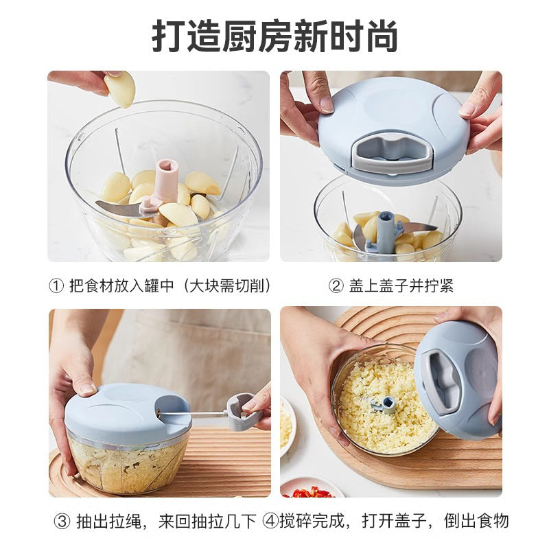 Garlic Masher Manual Garlic Press Garlic Grinder Baby Food Garlic Mixer Garlic Crusher Garlic Mincer - image 3