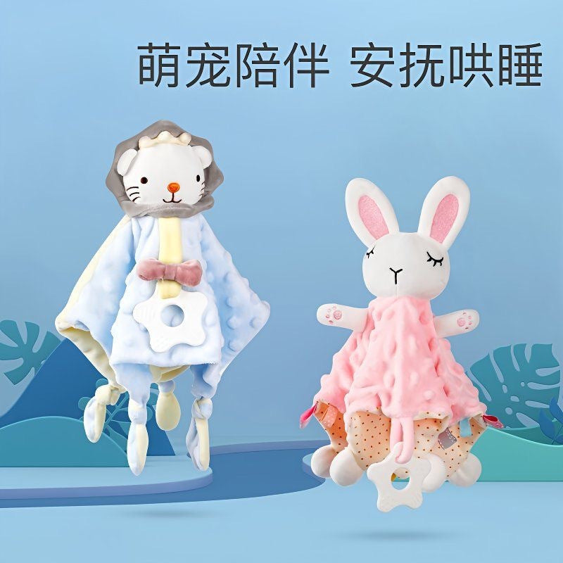 Soothing Towel for Babies That Can Be Chewed, Baby Doll for Sleeping, Sleep Aid, Cuddle Toy, Hand Puppet Toy - image 1