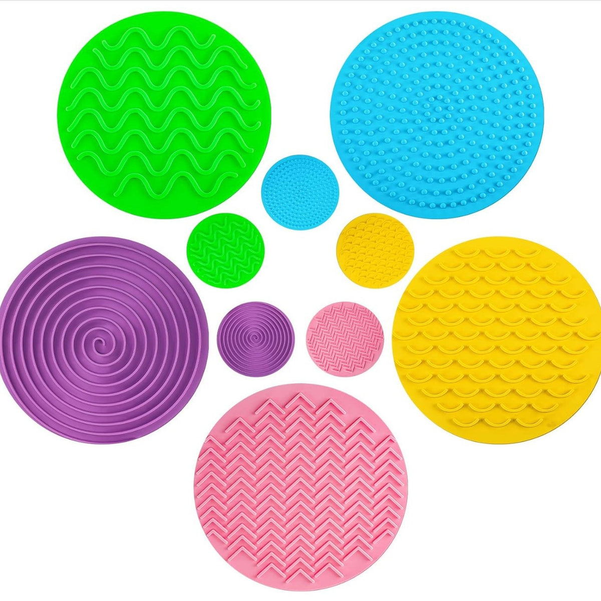Silicone Sensory Decompression Mat, Kidsren's Sensory Integration Training Toy, Stress Relief Artifact, Wholesale, Crawling - image 1