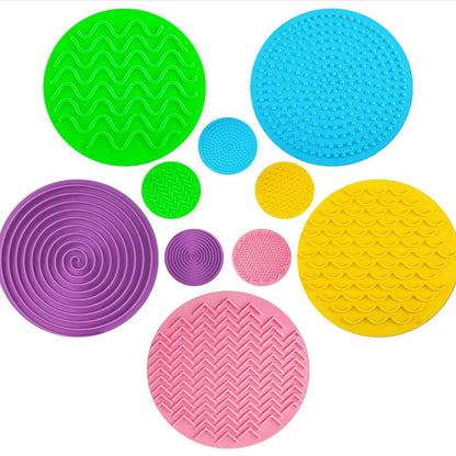 Silicone Sensory Decompression Mat, Kidsren's Sensory Integration Training Toy, Stress Relief Artifact, Wholesale, Crawling - image 1