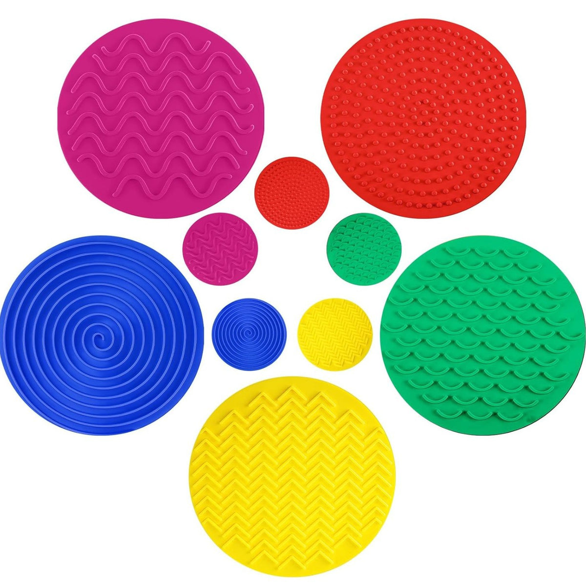 Silicone Sensory Decompression Mat, Kidsren's Sensory Integration Training Toy, Stress Relief Artifact, Wholesale, Crawling - image 5