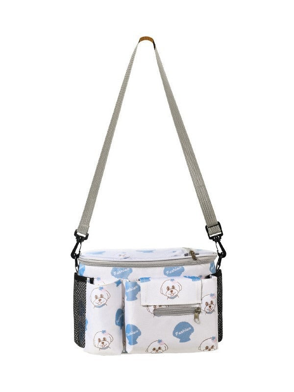 Baby Stroller Organizer Bag, Mommy Bag for Outings, Insulated Bottle Bag, Electric Bike Bag - image 5